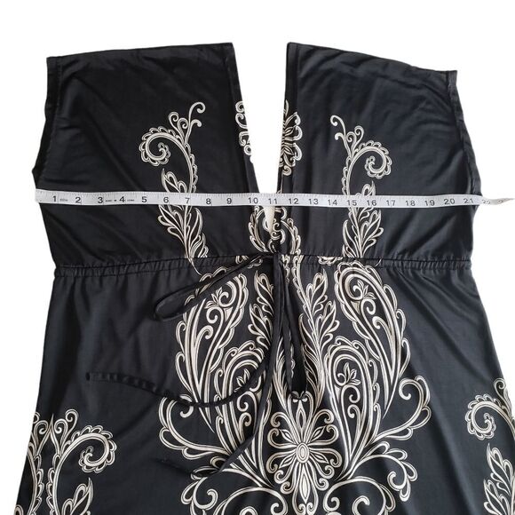 Free Coulture Black & White Swim Coverup Size Large - Picture 6 of 10